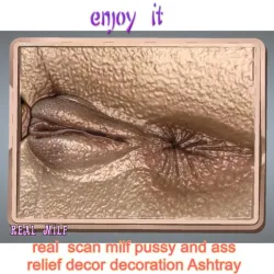 nude  real  scan milf pussy and ass real relief for jerking decor decoration Ashtray  for Cigarette Smoking Cups Tobacco Holder close-up-pussy-shots-02 3d print and cnc 3018