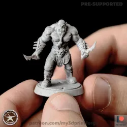 Orc Rogue with two daggers