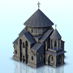 Orthodox square church - Flames of war Bolt Action Empire baroque Age of Sigmar Modern Warhamme