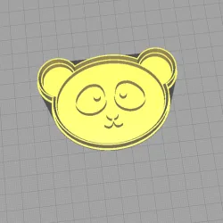 Panda Bear Cookie Cutter + Stamp