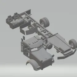 Peterbilt 357 DayCab Chassis 06