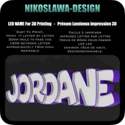 Prénom LED JORDANE