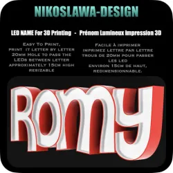 Prénom LED ROMY