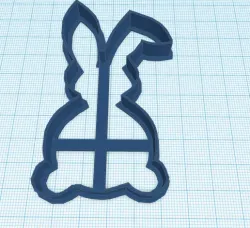 Rabbit cookie cutter