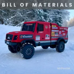 RC TRUCK MAZ SPORTAUTO MK.2: BILL OF MATERIALS
