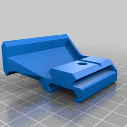 red dot adapter with notch ( rubble band bow )