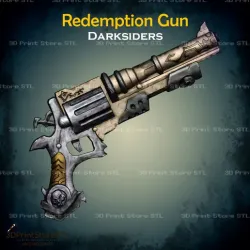 Redemption Gun From Darksiders - Fan Art 3D print model
