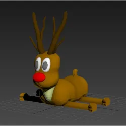 Reindeer (articulated) no support needed!