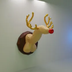 Reindeer Penis Wall Decoration