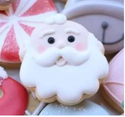 santa cookie cutte contour