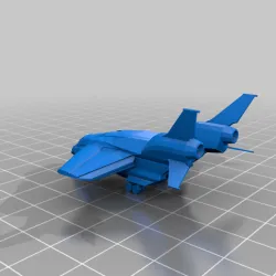 SciFi Vehicle - QuinJet - 6mm