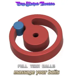 Scrotum weights clamp - scrotum clips - eggs cage - Testicles Chastity Cage Male Scrotum Ring Balls - interlock sc-02 3d print cnc