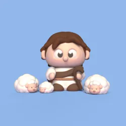 Shepherd and Sheep