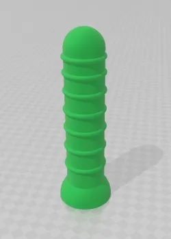 smooth ribbed dildo