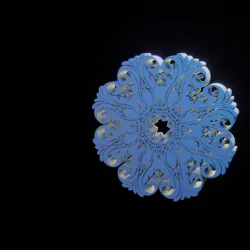 Snowflake mandala