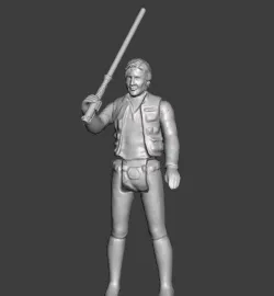 SPACEBALLS LONESTAR 3.75 KENNER STYLE HINGED .STL .OBJ