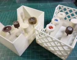 Stackable drill bit case