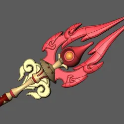 Staff of Homa from Genshin Impact