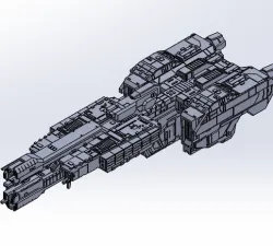 Stalwart Class Frigate (1:3000) in the Halo