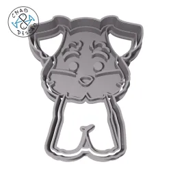 Terrier - Dog - Cookie Cutter - Fondant - Polymer Clay