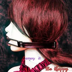 Training O-Ring Gag SEXY SLAVE Open Mouth Ring Gag SM bondage sperm TUNNEL for mouth tmg-31 3d print