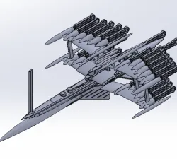 Turan Lasas (1:4135) of the Turan Kingdom in Last Exile - Fam, the silver wing.