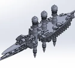 Ursragna (1:4135) of the Ades Federation in the Last Exile, Fam the Silver Wing.