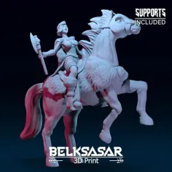 Viking Rider 3D print model