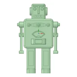 Vintage toy robot
