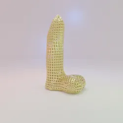 Voronoi Penis Decoration