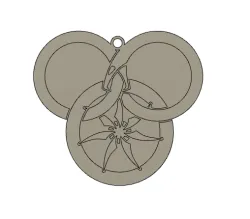 wheel of time necklace earring keychain