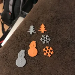 Winter Christmas decorations