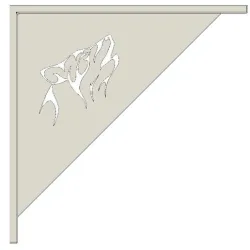 Wolf wall bracket