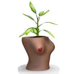Woman pot 3 - STL FOR 3D PRINTING