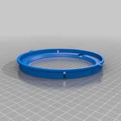 YJ Jeep Sahara - OEM Fog Light - KC4206 Adapter Ring