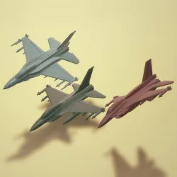 1:200 F-16 B/D two seater