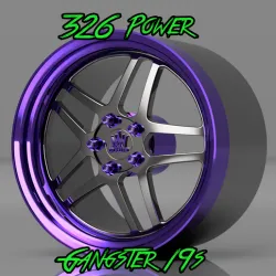 1/24 326 Power Gangster 19s w/Tyre