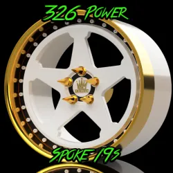 1/24 326 Power Spoke 19s w/Tyres