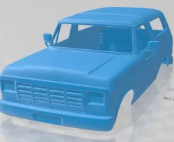 1978 Ford Bronco Printable Body Car