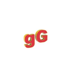 3d print - LETTERS - "g" and "G" - 250mm