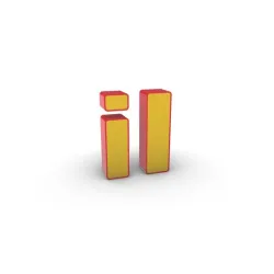 3d print - LETTERS - "i" and "I" - 250mm