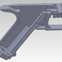 Airsoft electric toy gun - grip