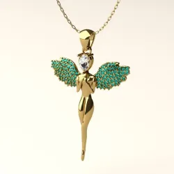 Angel Pendant P 022