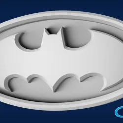 BATMAN 3D LOGO 3D print model