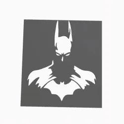 Batman theme stencil