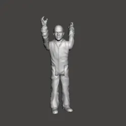 BREAKING BAD FUNKO REACTION JESSE PINKMAN VINTAGE kenner style 3.75 COOK ACTION FIGURE ARTICULATED .OBJ .STL