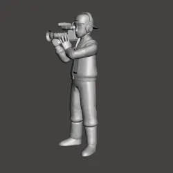 Camera Man Dragon Ball 3D Model