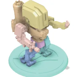 Chibi Bastion Overwatch