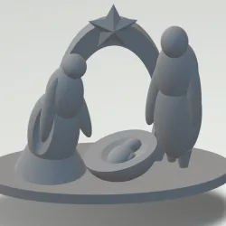 Christmas crib nativity holy family