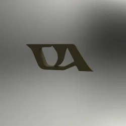 Classic Army airsoft logo stl + STEP FILE!